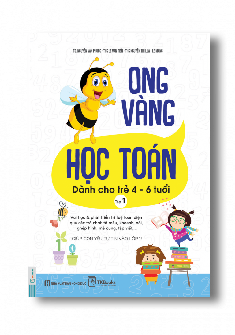 Combo Trọn Bộ 4 Cuốn Ong Vàng Học Toán Dành Cho Trẻ 4 – 6 Tuổi – Chìa Khóa Vàng Khai Sáng Tư Duy