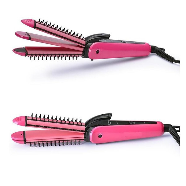 Máy là tóc, uốn xoăn, bấm xù 3 in 1 NO/VA 8890