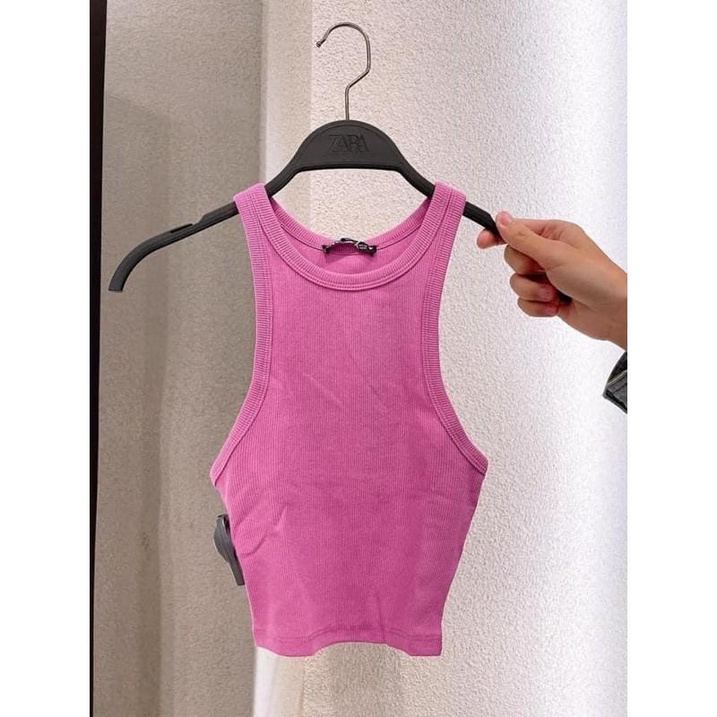 Áo Ba Lỗ ZRA màu Hồng Sen Hot Hit