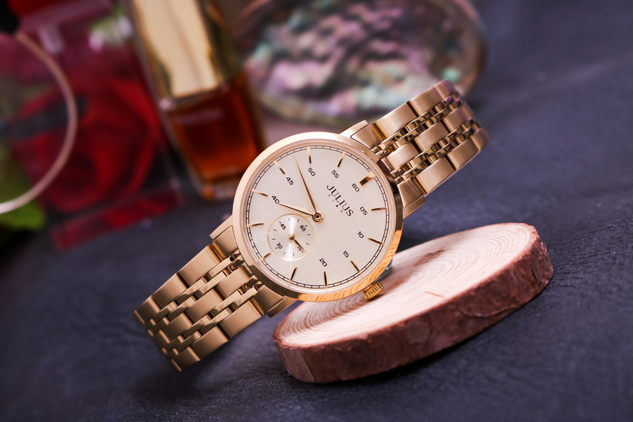 Đồng Hồ Cặp JS-061 Julius Hàn Quốc Dây Thép