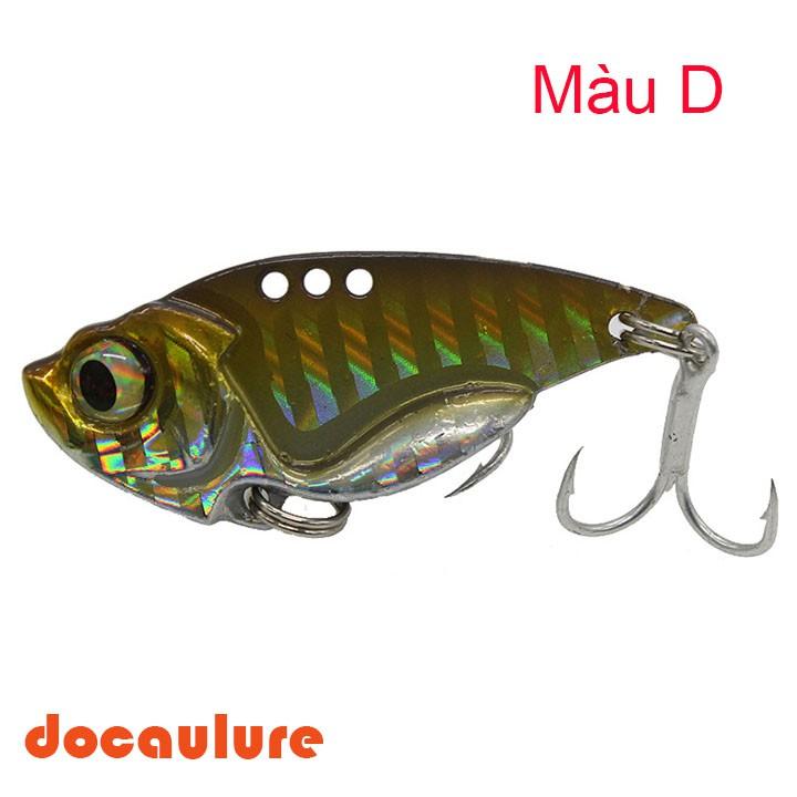 Mồi câu lure, mồi câu cá sắt VIB 45mm 11g lưỡi câu siêu bén