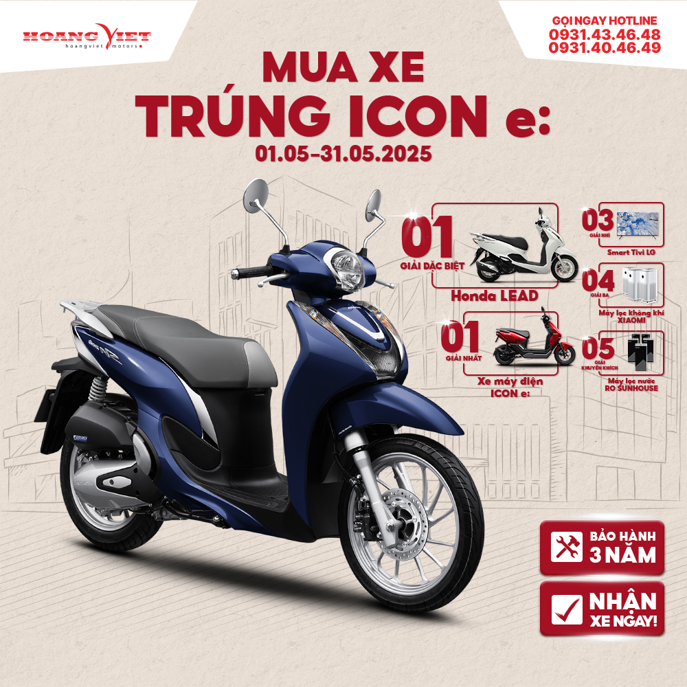 Xe Máy Honda SH Mode 2024 - Phiên Bản Tiêu Chuẩn