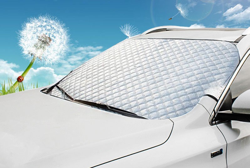 TẤM CHE NẮNG KÍNH LÁI 2 MẶT CARBON PHẢN QUANG CÓ ĐỘ BỀN CAO+ VẢI POLYESTER CHỐNG TRẦY KÍNH