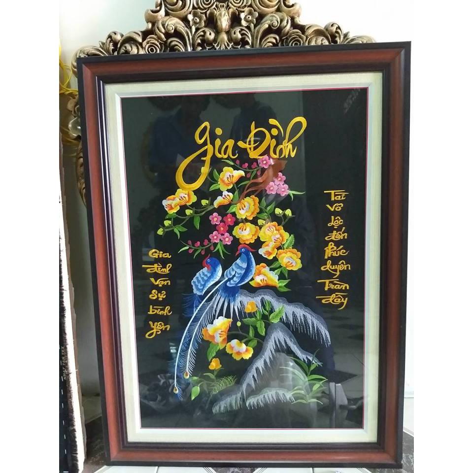 Tranh thêu cao cấp Gia Đình