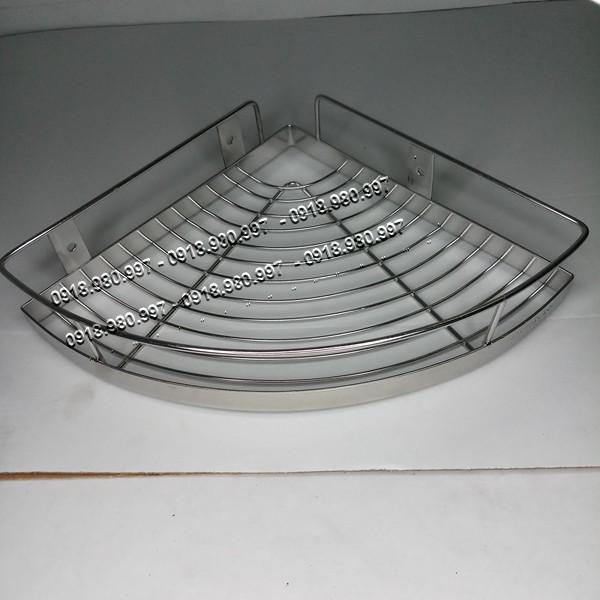 Kệ góc nhà tắm - Kệ góc inox 304 - Kệ gia vị góc inox 304 KGGV01
