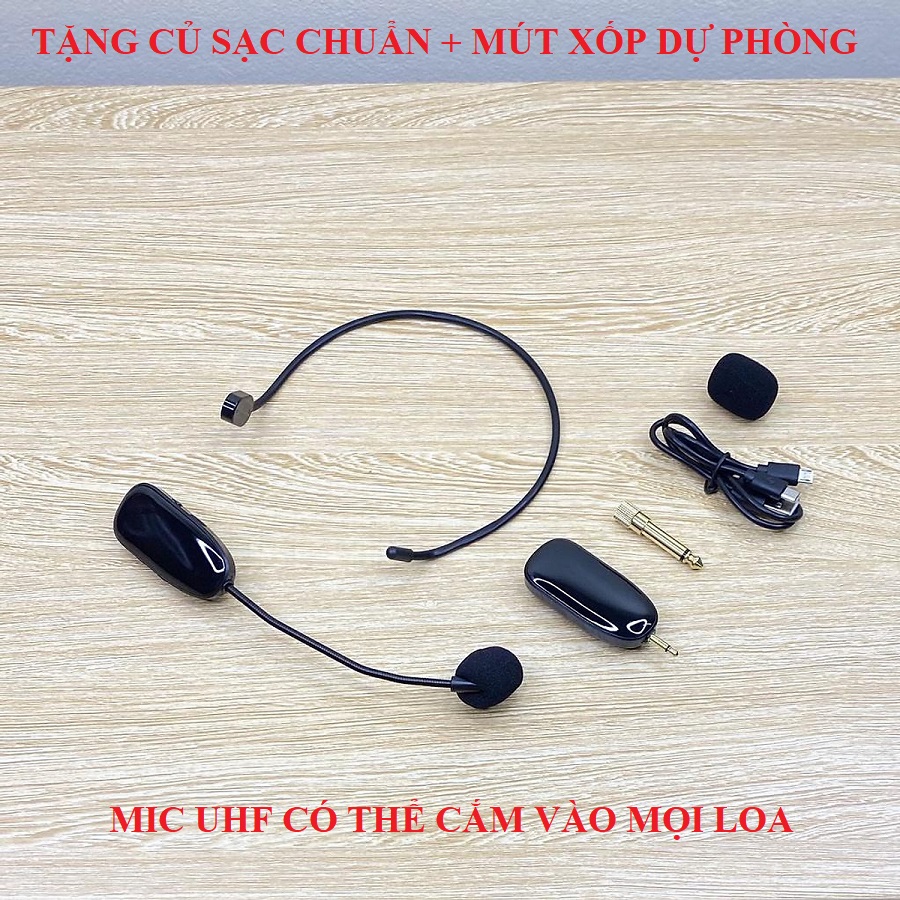 Micro không dây trợ giảng cho giáo viên, cắm loa kéo, âm ly