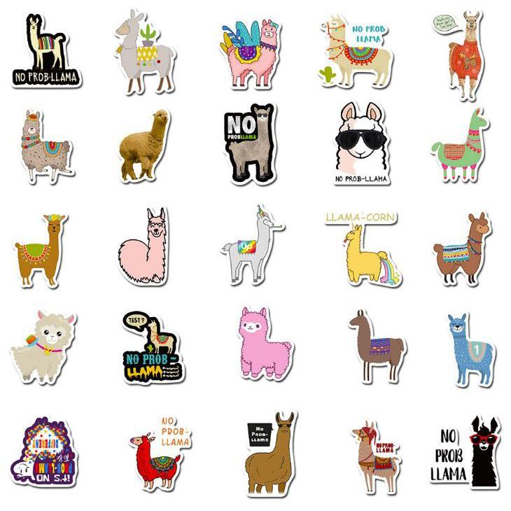 Sticker dán cao cấp ĐỘNG VẬT DỄ THƯƠNG Cực COOL ms#96