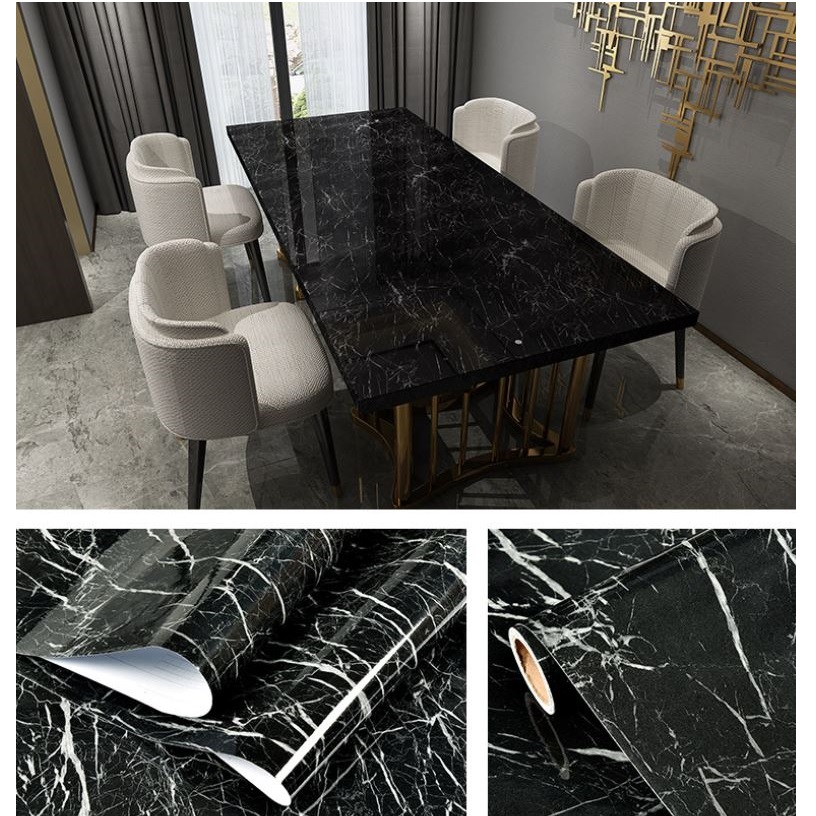 CUỘN 10M GIẤY DÁN TƯỜNG 3D giả đá 60cm