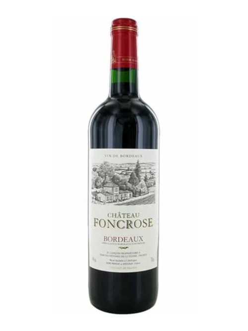 Rượu Vang Đỏ Pháp Chateau Foncrose Rouge Bordeaux