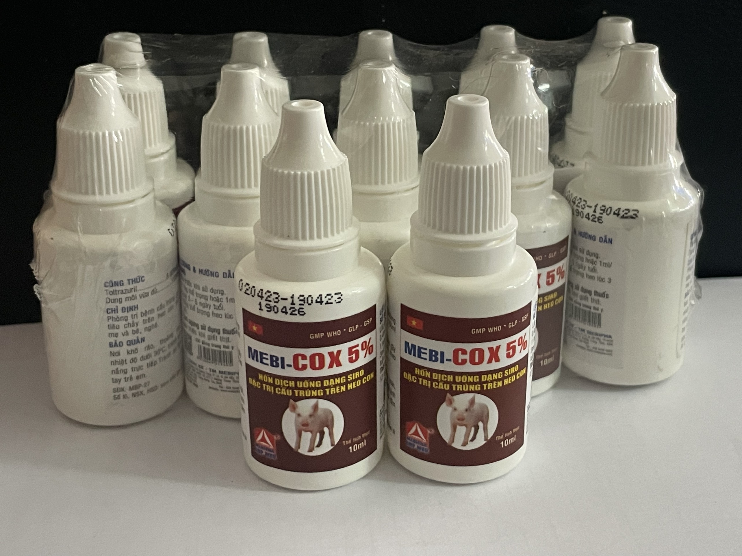MEBI COX 5% 10ML - ĐẶC T.R.Ị CẦU TRÙNG TRÊN HEO CON