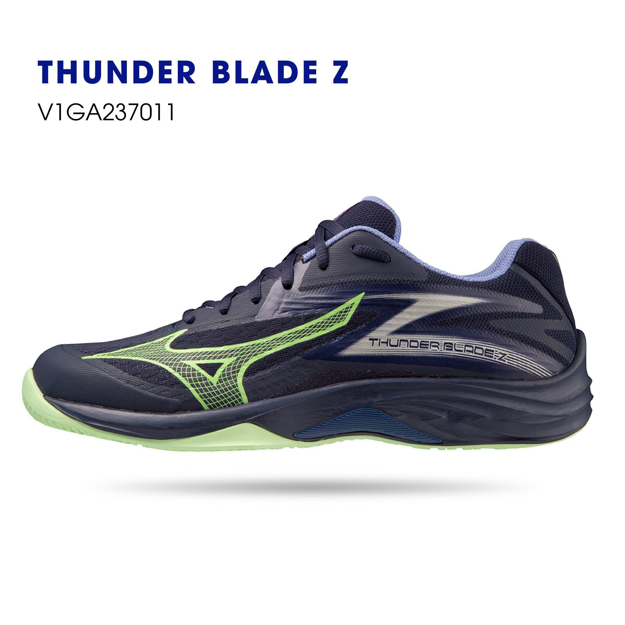 Giày cầu lông mizuno chính hãng Thunder Blade Z mẫu mới có 2 màu - tặng tất thể thao bendu