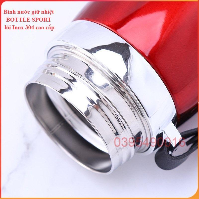 Bình nước giữ nhiệt BOTTLE SPORT lõi Inox 304 cao cấp dung tích 800ml giữ đá 12 tiếng