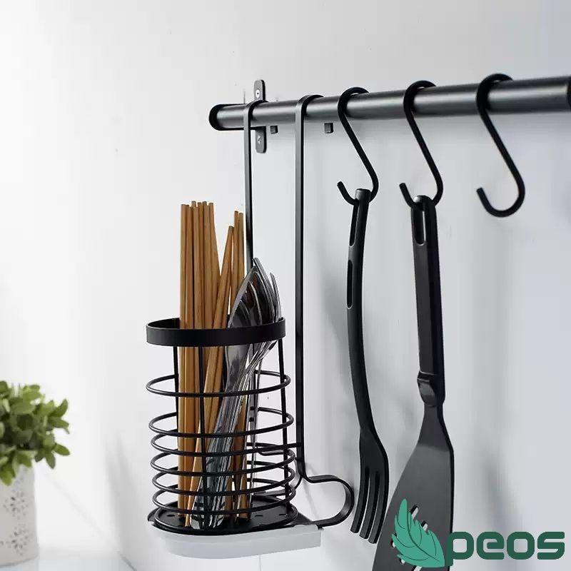 Thanh Treo Muỗng Đa Năng Dán Tường Tiện Dụng, Tiết Kiệm Diện Tích