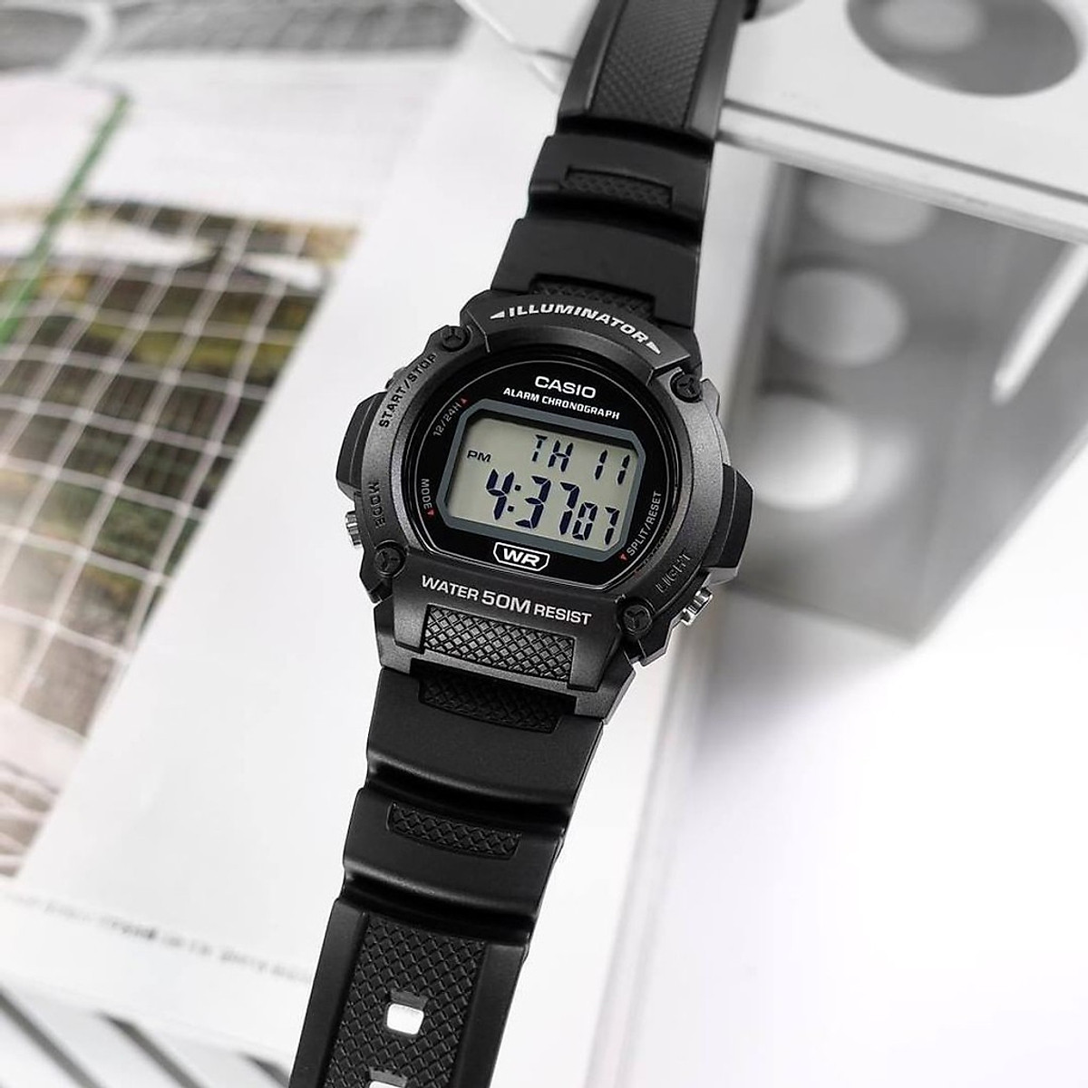 Đồng Hồ Casio Nam General W-219H-1AVDF