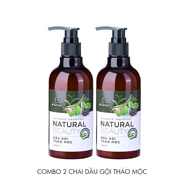 Combo Dầu Gội Thảo Mộc Ngăn Rụng Tóc Natural Beauty