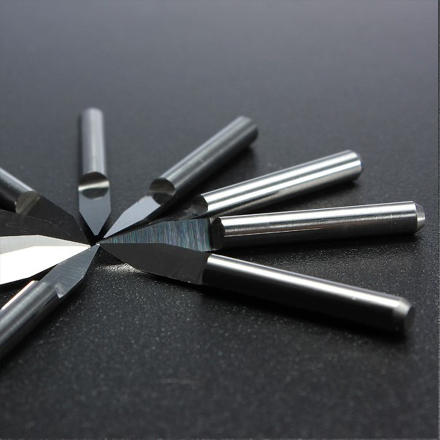 Bộ 10 Mũi Phay Vbit 30 Độ - 3MM