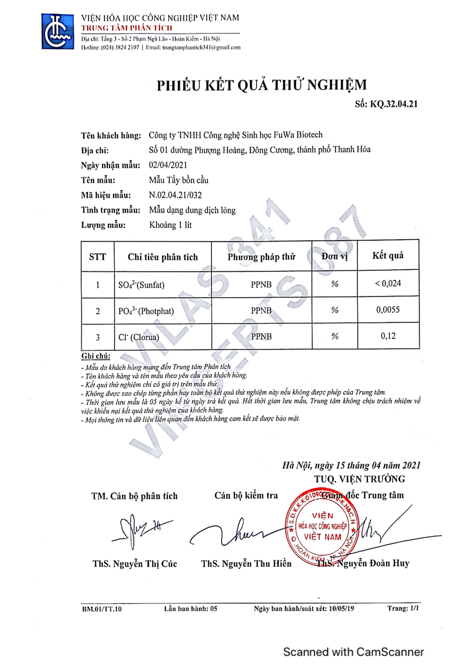 Nước tẩy bồn cầu, nhà tắm hữu cơ enzyme sinh học từỏ dứa Fuwa3e 500ml / 100ml