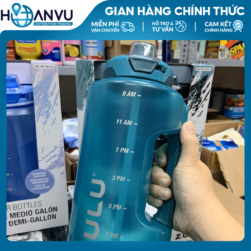 Bình Nước Thể Thao Nhựa Zulu Goals Half Gallon Plastic Jug, 4 màu