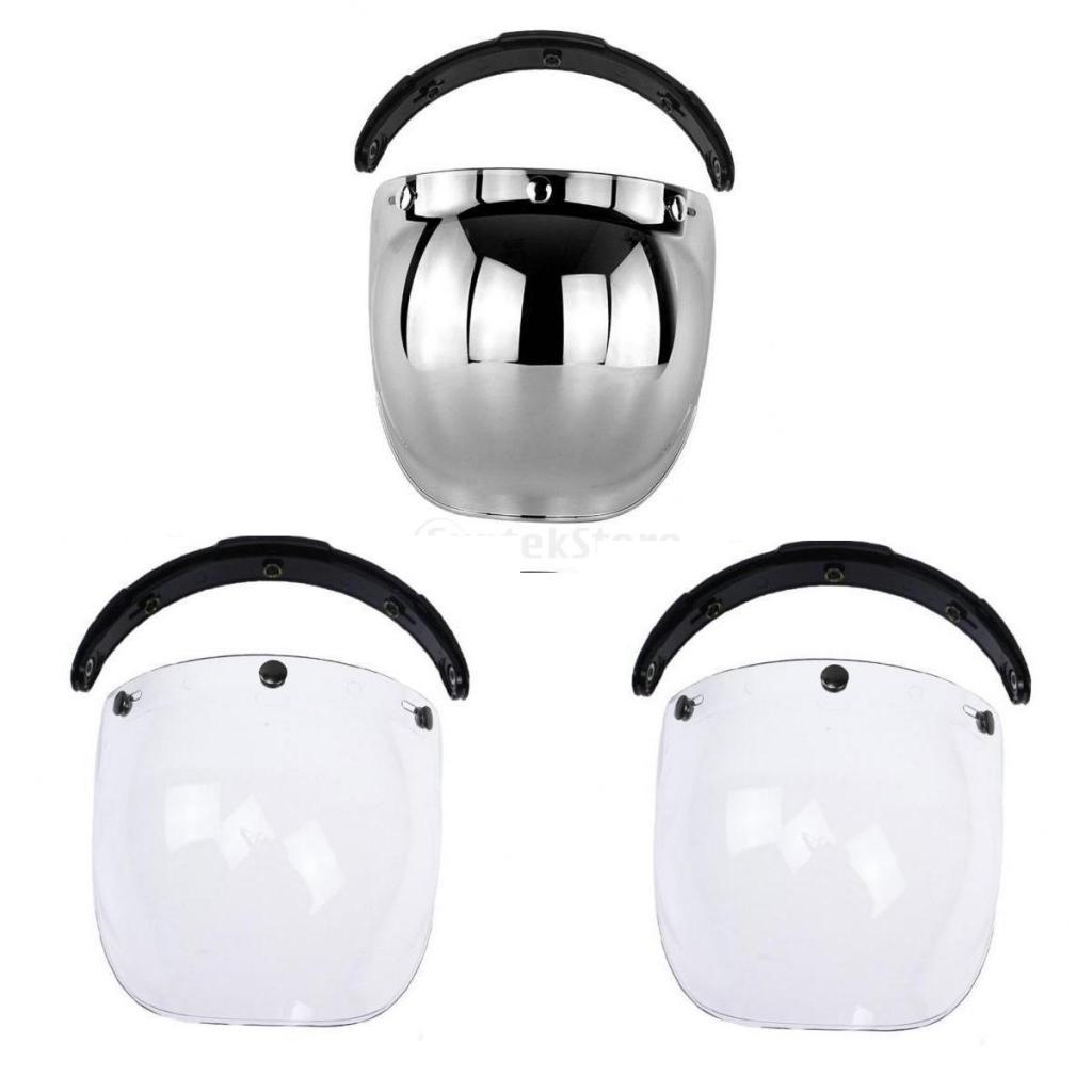 3x    Visor Motorcycle  Bubble Visor PC Lens