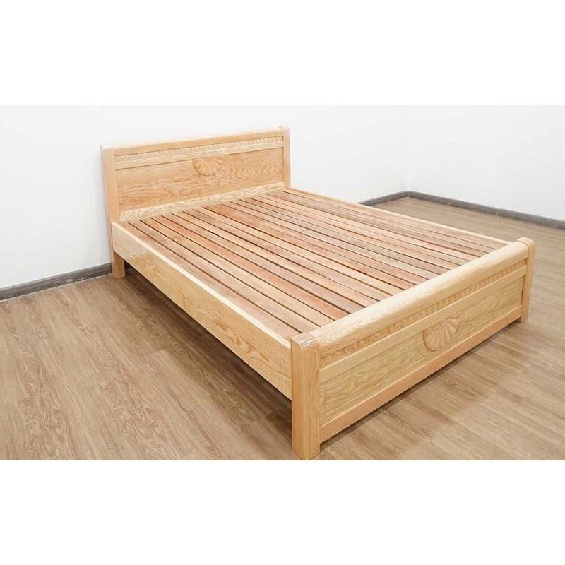 Giường ngủ gỗ sồi 1m2