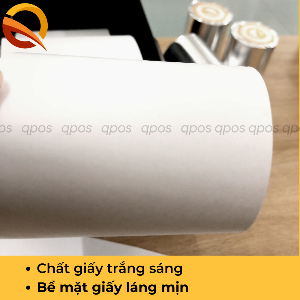 Thùng 100 cuộn giấy in bill K80, in hóa đơn, giấy in nhiệt khổ 80x45mm