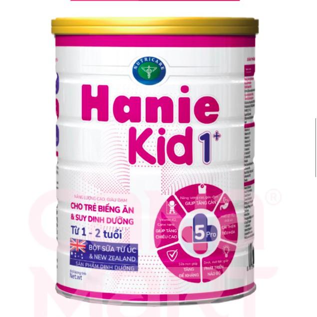 Sữa bột Nutricare Hanie Kid 1+ cho trẻ biếng ăn và suy dinh dưỡng (400g)