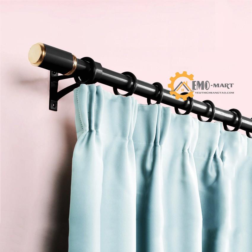 ️̀ ̂́ ̂̉️ Thanh Treo Rèm Cửa ️ Hợp kim nhôm cao cấp - Thiết kế chống ổn khi kéo rèm - Tặng kèm đinh vít