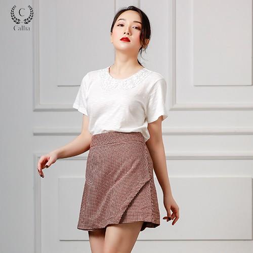 Quần váy nữ Callia đắp chéo Lila