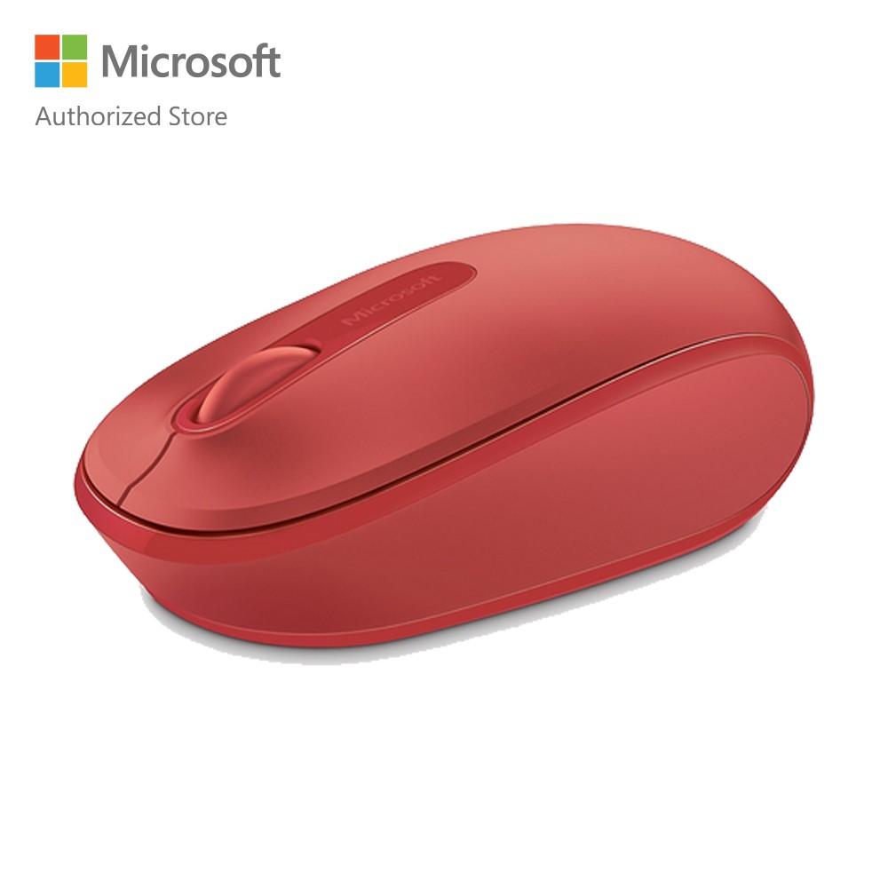 Chuột không dây Microsoft 1850 - Đỏ Hàng chính hãng