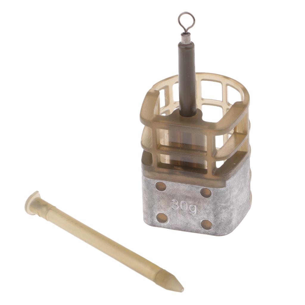 Fishing Quick Change Feeder Lure Bait Cage Feeder Fishing Trap Basket S