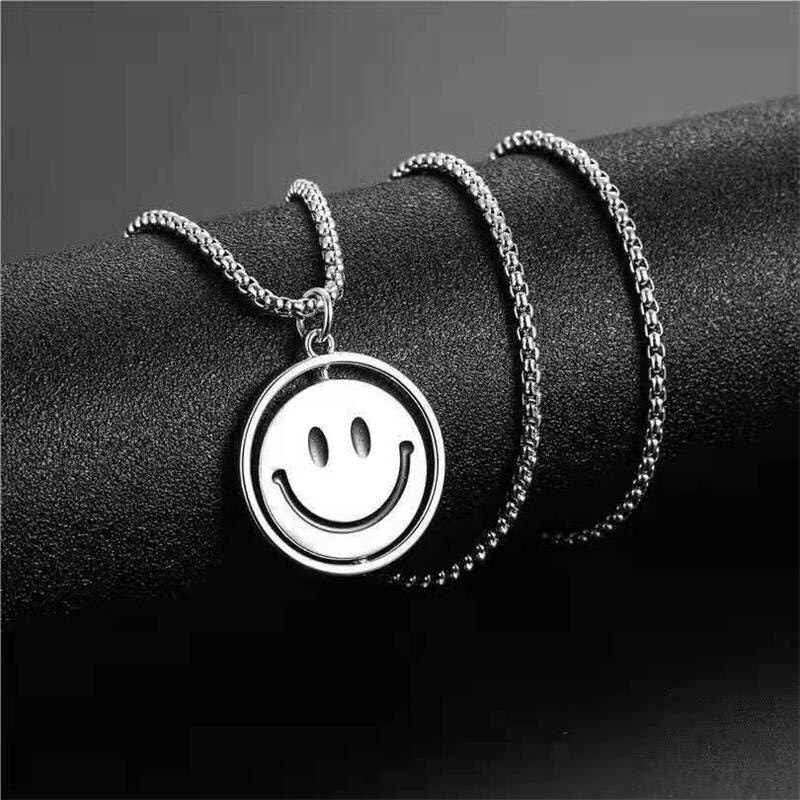 Dây Chuyền Hình Mặt Cười Phong Cách Thời Trang Hip Hop Cá Tính