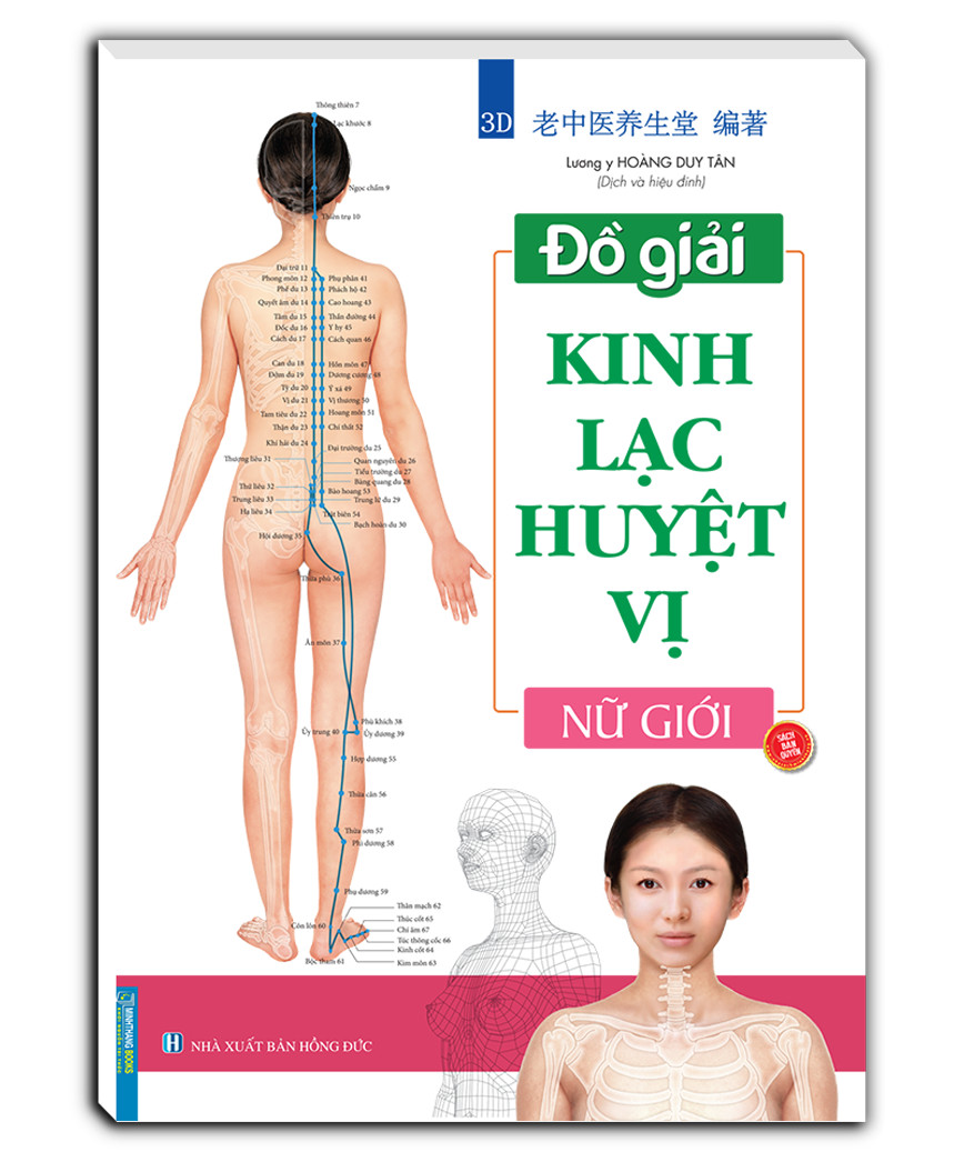 Đồ giải kinh lạc huyệt vị - Nữ giới (sách bản quyền)