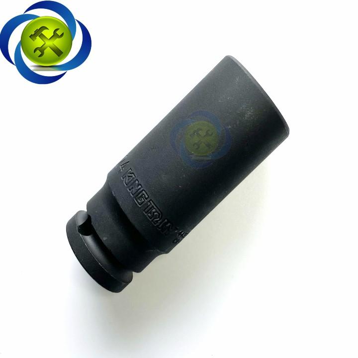 Tuýp đen dài 24mm Kingtony 443524 loại 1/2 6 cạnh dài 80mm