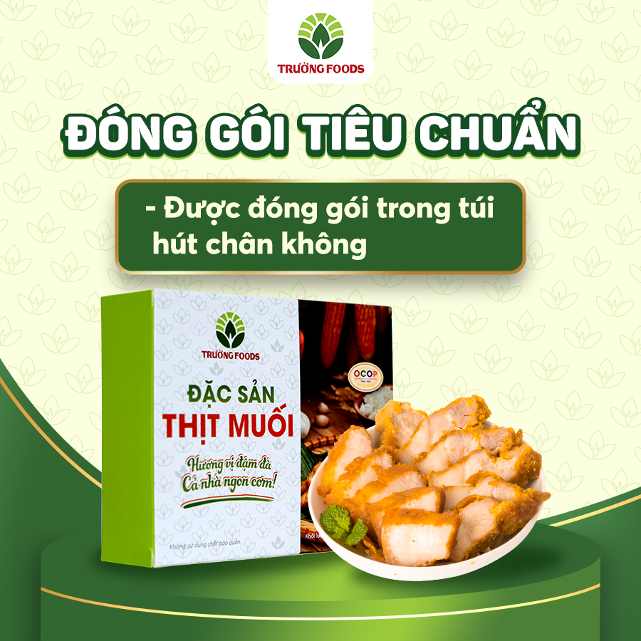 Combo 3 Hộp Thịt Muối Trường Foods 250g/Hộp