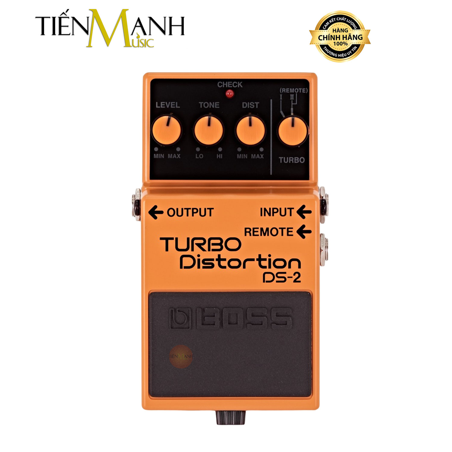 Phơ Guitar Boss DS-2 Turbo Distortion - Bàn đạp Fuzz Pedals Effects DS2 Hàng Chính Hãng