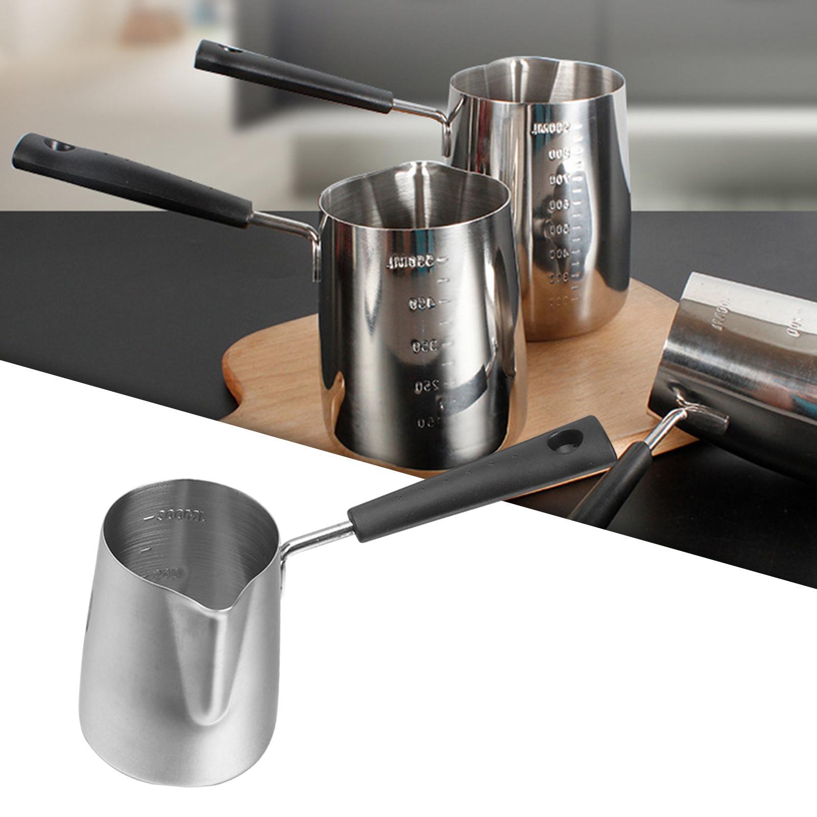 Milk Frothing Pitcher with Calibration Espresso Steaming Pitcher for Kitchen