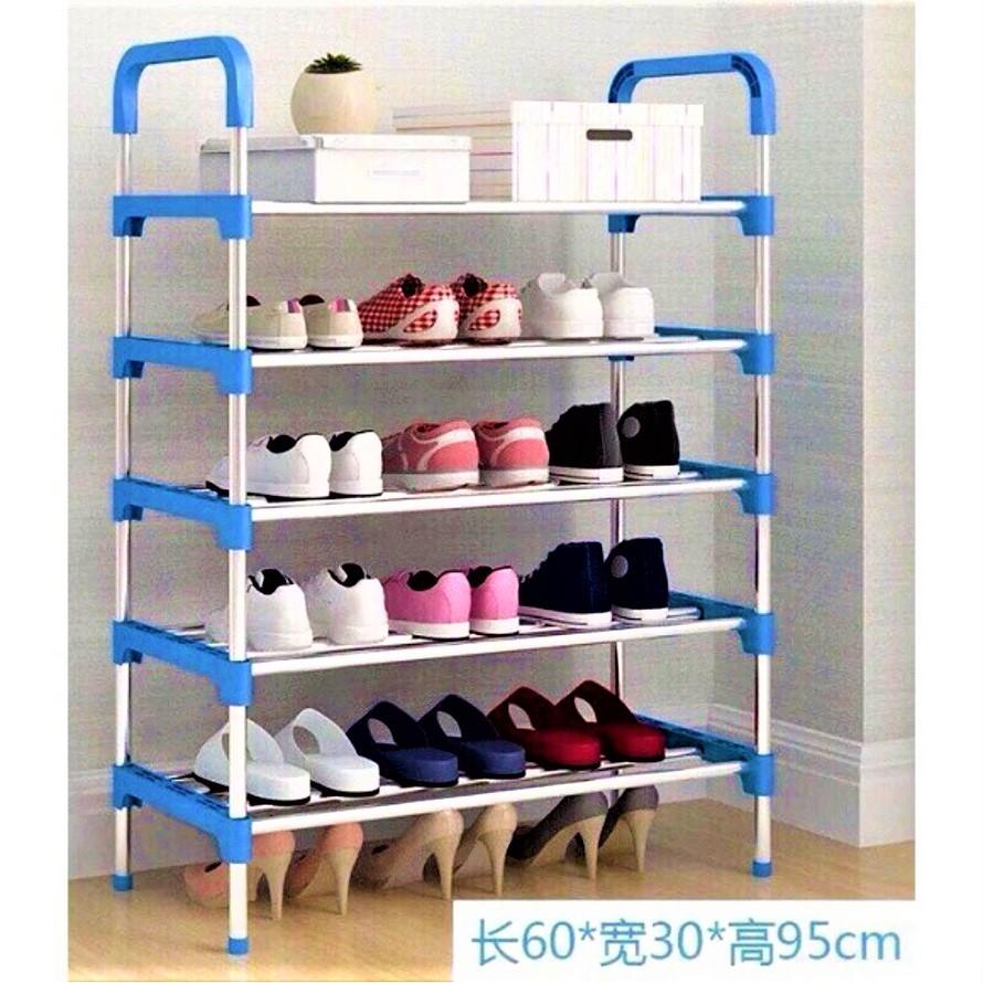 KỆ ĐỂ GIÀY DÉP INOX 5 TẦNG MẪU MỚI SIÊU CỨNG , TỦ ĐỂ GIÀY DÉP