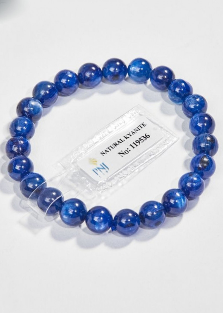 Gembank Lắc Tay Đá Kyanite 8MM Kèm Giấy Kiểm Định