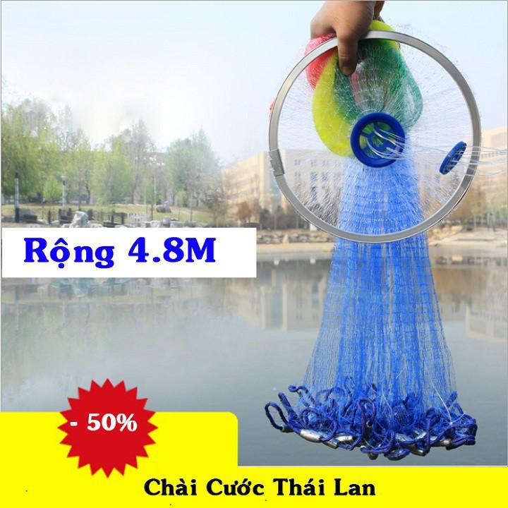 Chài Đánh Cá 4,8M. Chài Cước Thái Lan