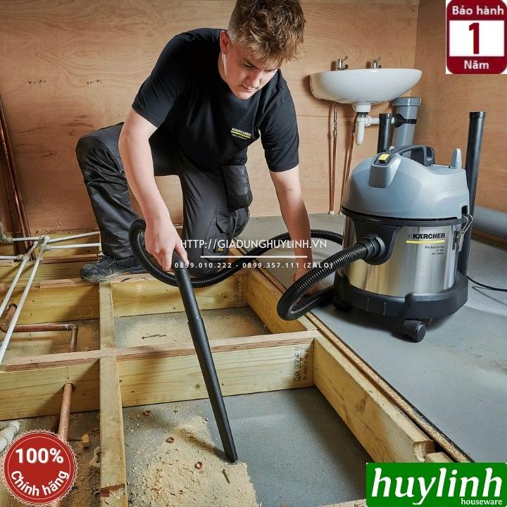 Máy hút bụi khô và ướt công nghiệp Karcher NT 20/1 Me Classic - Dung tích 20 lít - 1500W - Hàng chính hãng