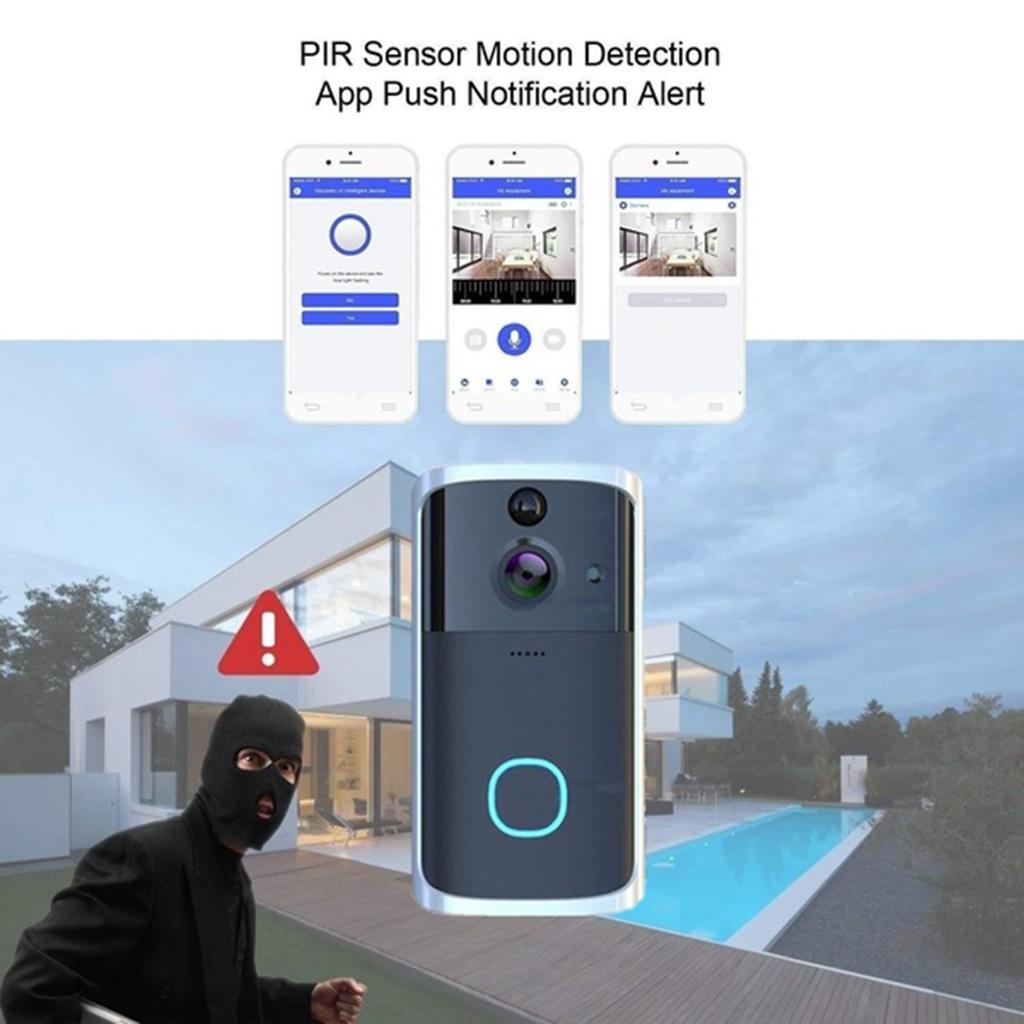 FHD 1080P Wireless Video Doorbell Camera Chime Security Bell US