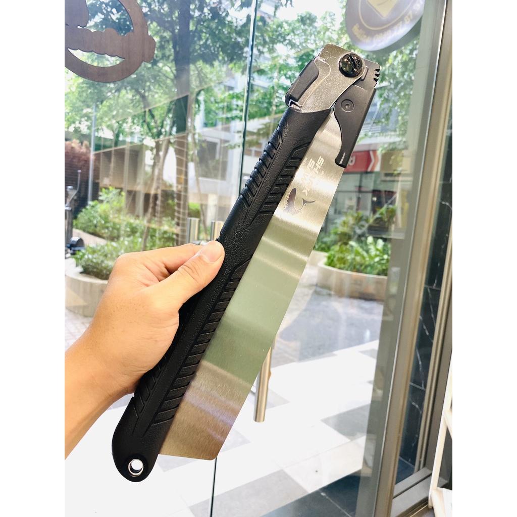 Cưa gỗ Cầm Tay Takagi Shark Saw Foldable KATABA 265mm - Loại Gấp | Bước Răng Cưa Nhỏ, Thép SK-85, Cán Bọc Su Mềm, Lưỡi Thay Thế