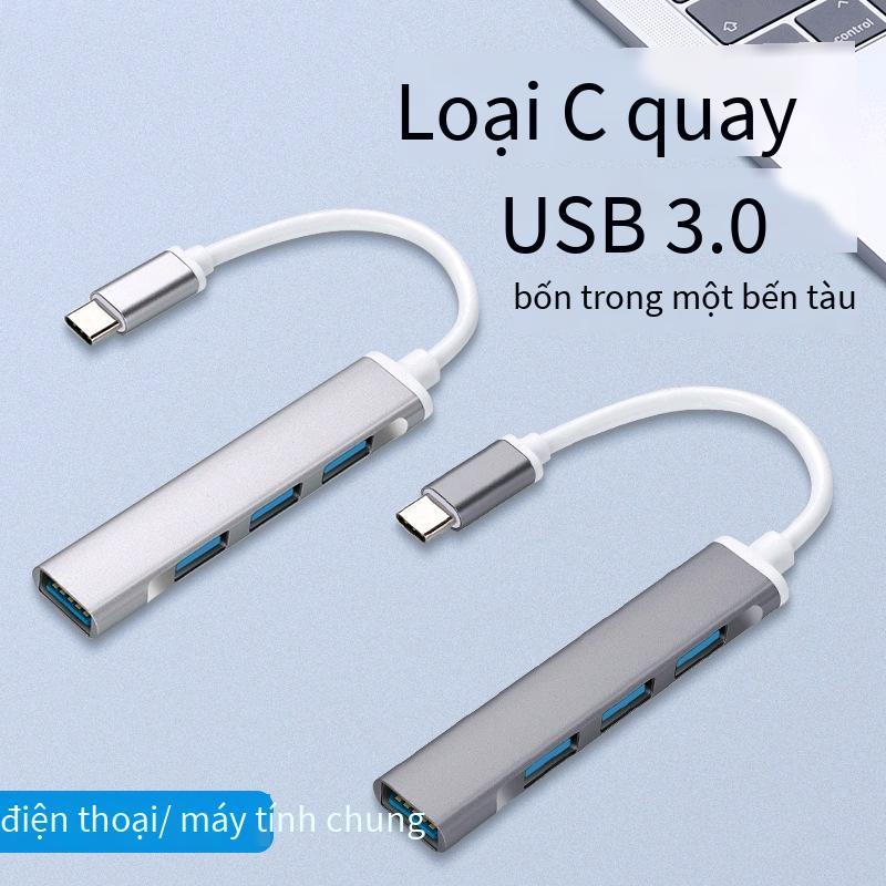Bộ chia mở rộng usb3.0 thuận lợi nhất type-c máy tính xách tay đa cổng chuyển một kéo bốn trung tâm dock mở rộng usb