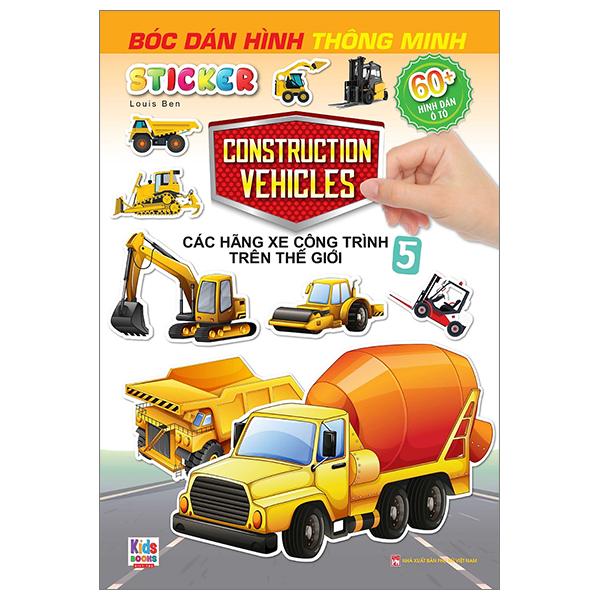 Sticker Bóc Dán Hình Thông Minh - Construction - Các Hãng Xe Công Trình Trên Thế Giới 5