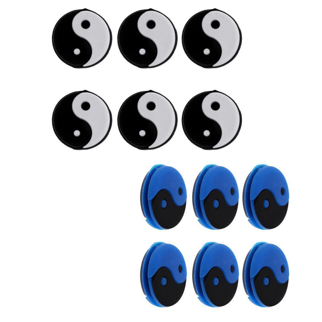 Pack of 12 Pcs Silicone Tennis Racquet Vibration Dampener - Shock Absorber Gifts