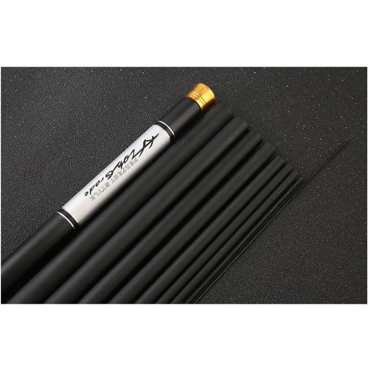 Cần Câu Tay Carbon Gama Seiko - Tặng Kèm Lưỡi Và Cước Câu