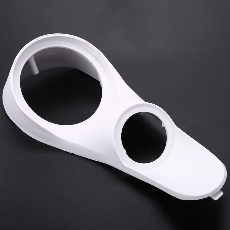 Đế độ loa 3 way cột chữ A gắn loa mid 10cm, treble 6cm chất liệu nhựa ABS trắng giá đỡ loa cột A tweter