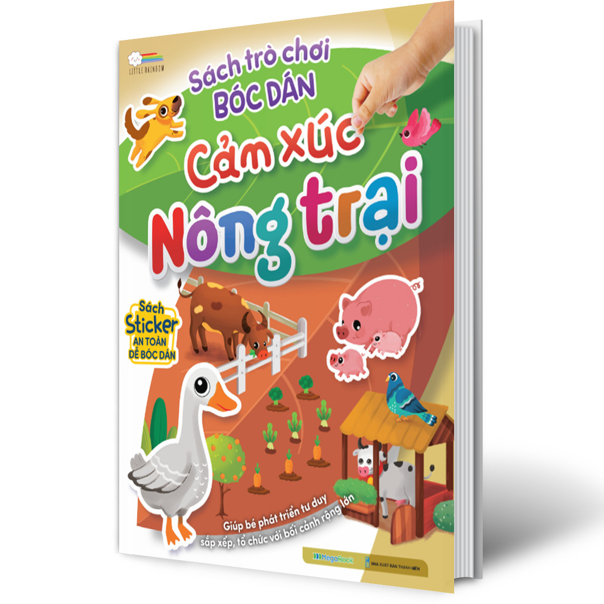 Sách trò chơi bóc dán - Cảm xúc Nông trại