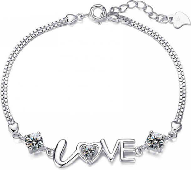 Lắc tay chữ LOVE yêu thương