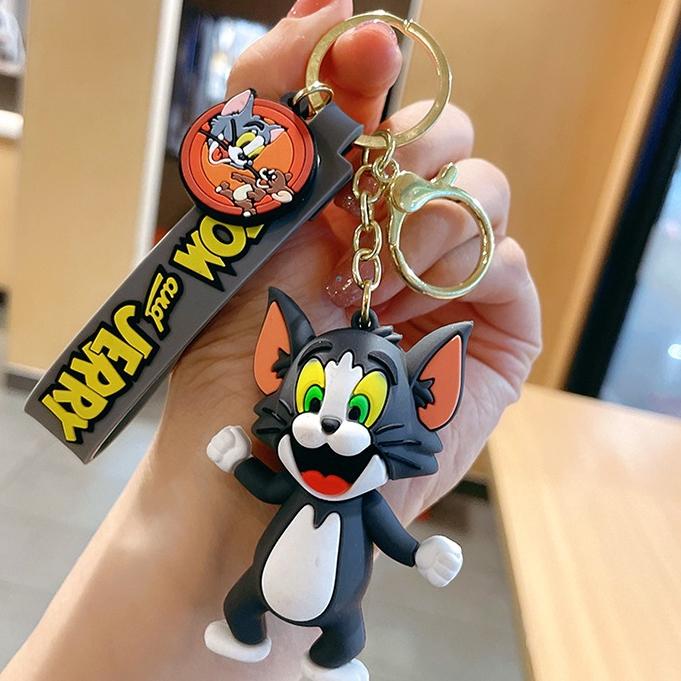 Móc khóa tom & jerry cao cấp đẹp cute hình thú dễ thương phụ kiện túi xách MK16 - Rockcow